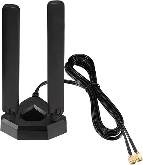 Eightwood Dual Wifi Antenna With Rp Sma Male Connector Ghz Ghz