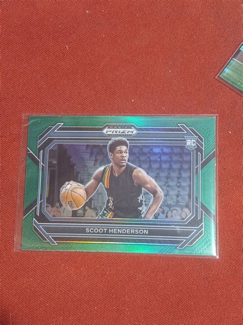 Panini Prizm Draft Picks Green Prizm Scoot Henderson Rc