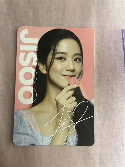 Blackpink JISOO Oreo Photocard Hobbies Toys Memorabilia