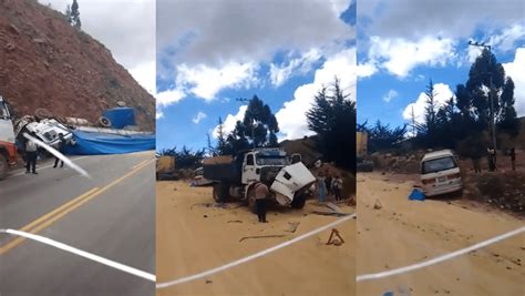 M Ltiple Accidente En Carretera Cochabamba Oruro Y La Paz Cami N Con