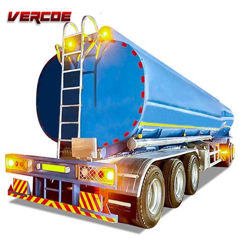 Vercoe 42000 40000 45000 5000liters Oil Fuel Tanker Trailer Oil