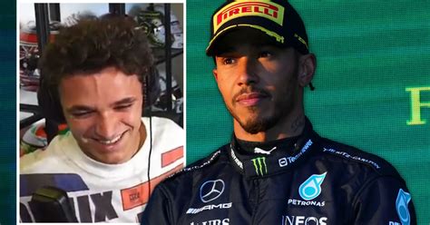 Lando Norris Creases Laughing After Making Lewis Hamilton Eighth World