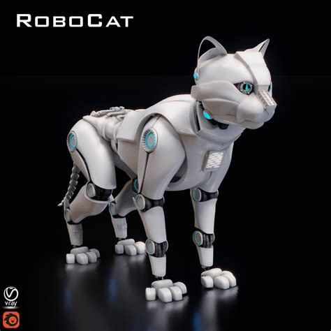 3D Robot Cat Model - TurboSquid 1203885