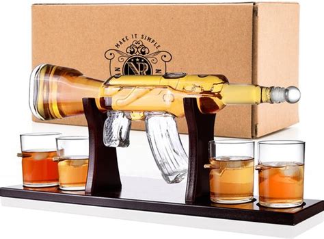 Nicholas Ryan Whisky S Decanteerkaraf AK 47 Luxe Whiskey Karaf