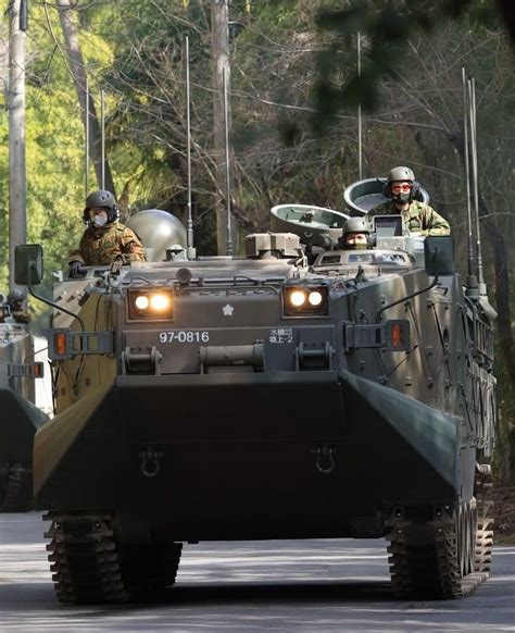 Aavp 7a1 Amphibious Assault Vehicle Japan Ground Self Defense Force Бронеавтомобиль