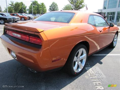 Toxic Orange Pearl Dodge Challenger R T Plus Photo