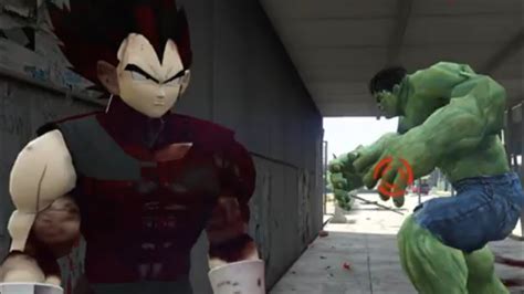 Vegeta Vs Hulk Gta 5 Youtube