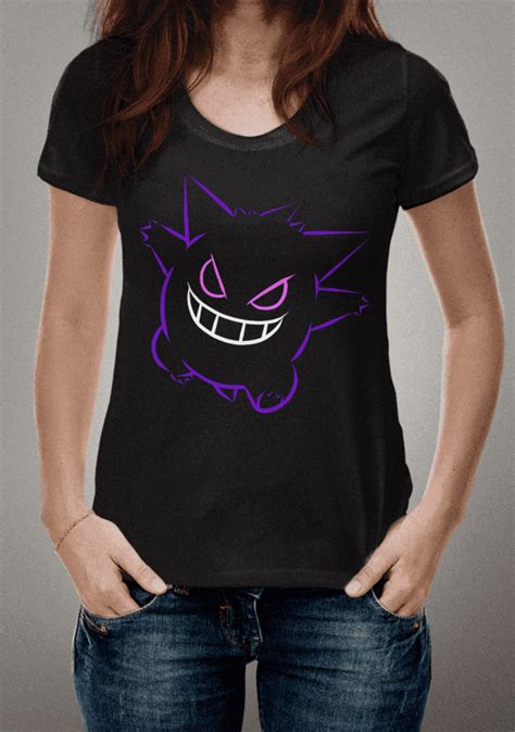 T Shirt Prime Camiseta Pok Mon Gengar Em Taloko Camisetas