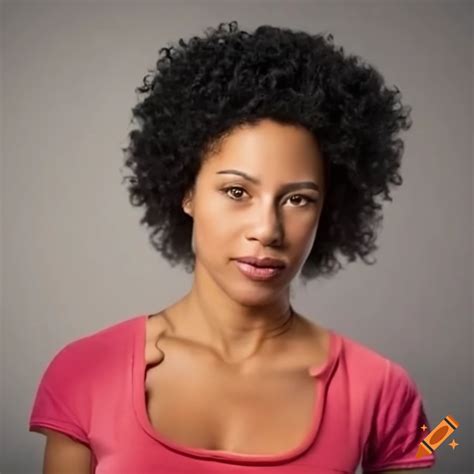 Portrait Of A Mixed Race Woman On Craiyon