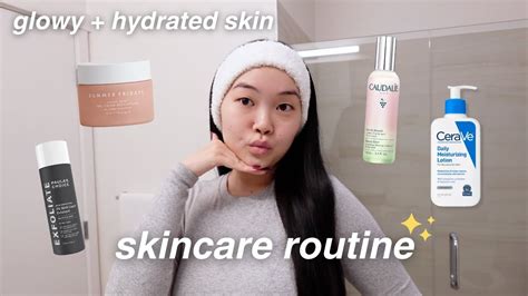 Skincare Routine Glowy Glassy Skin Youtube