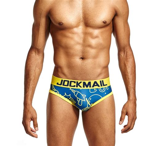 Jockmail Brand Men Underwear Briefs Fashion Low Waist Gay