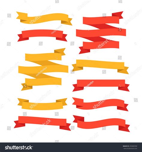 Ribbon Vector - 295808789 : Shutterstock