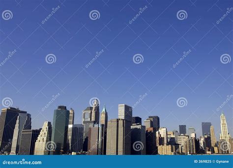 View of lower manhattan stock image. Image of centre, manhattan - 369825