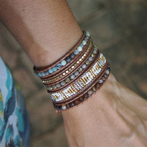 5 Times Wrap Bracelet Amazonite Mix Boho Bracelet Bohemian Bracelet