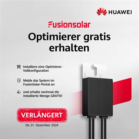 Huawei FusionSolar Smart PV Promotion 2024 Wattkraft