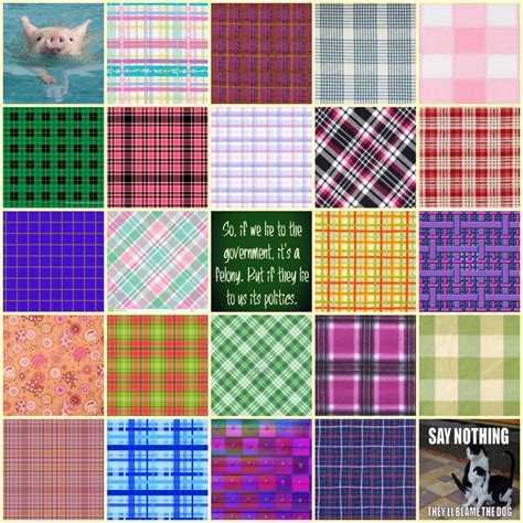 Solve Plaid Collage Jigsaw Puzzle Online With 400 Pieces