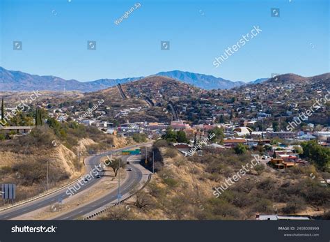 Aerial View Nogales Sonora Border Wall Stock Photo 2408008999 | Shutterstock