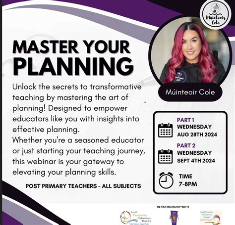 Mastering Your Planning 2 Part Series PP Post Primary Clare