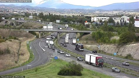 Dos accidentes en la A1 provocan retenciones y complican el tráfico