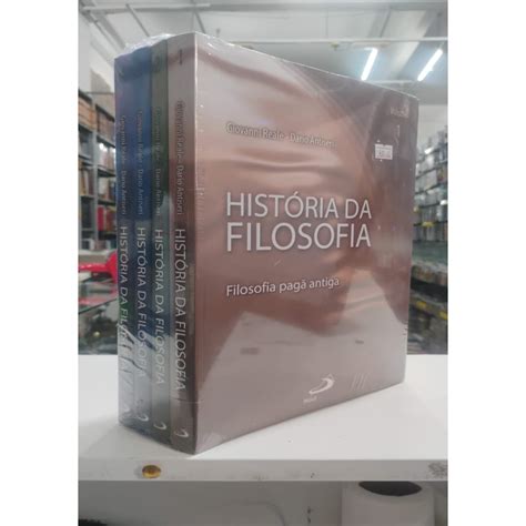 Historia Da Filosofia Reale - História da Filosofia Vol. 1 ao 4 autor Giovanni Reale e Dario Antiseri ...