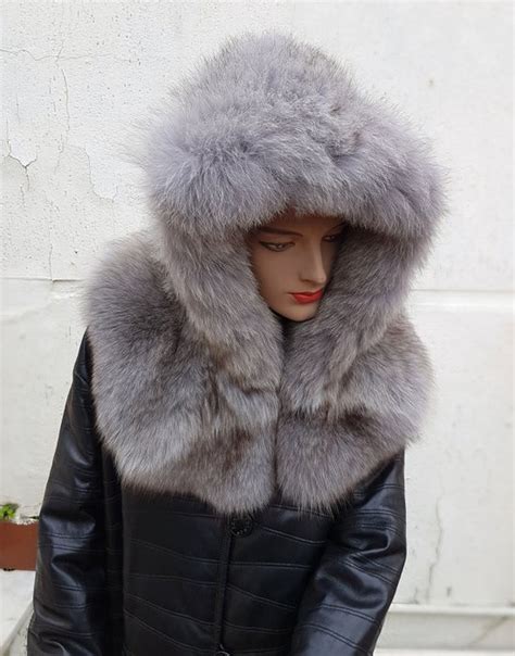 Grey Fox Fur Hoodhat Catawiki