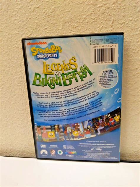 Legends Of Bikini Bottom Dvd Ebay