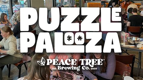 Puzzlepalooza Jigsaw Puzzle Competition At Peace Tree Brewing The