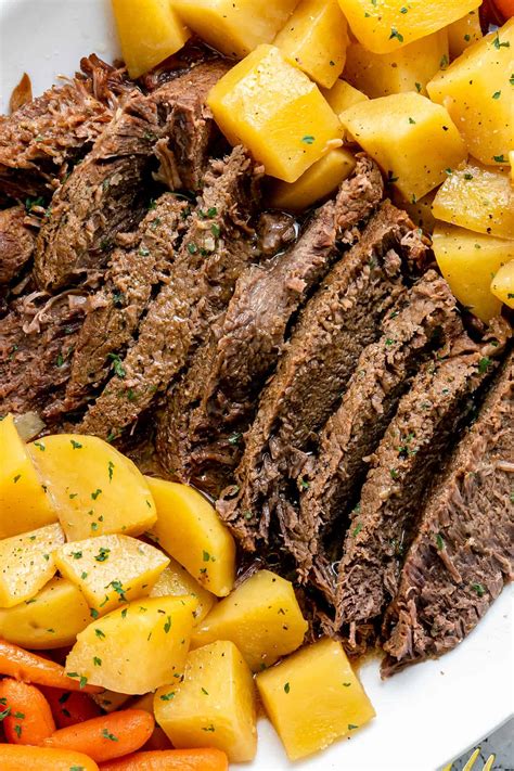 Instant Pot Pot Roast With Carrots And Potatoes Easy Weeknight Recipes