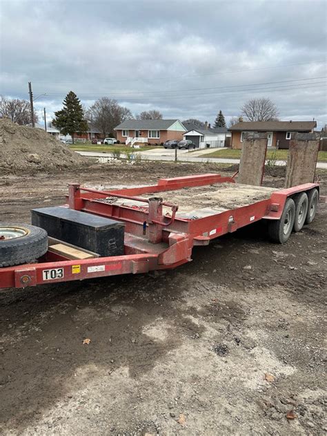 Tri Axle Equipment Trailer | Cargo & Utility Trailers | Sarnia | Kijiji