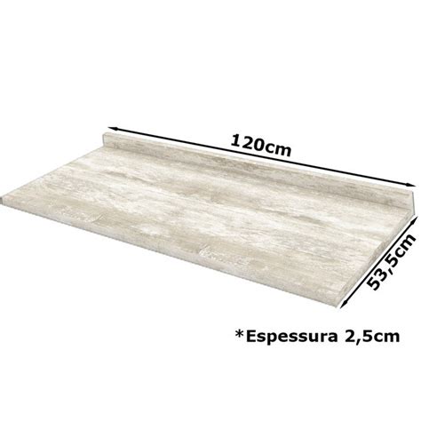 Tampo Para Balcao 120 Cm MDF C905 Calcare Henn MadeiraMadeira