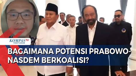 Temui Surya Paloh Sinyal Prabowo Ajak Nasdem Gabung Koalisi Menguat