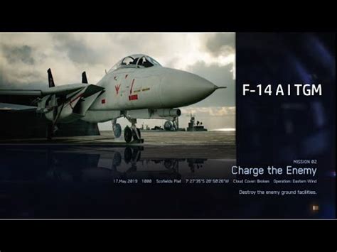 Ace Combat 7 Skies Unknown Mission 3 Two Pronged Stratagy F14 A