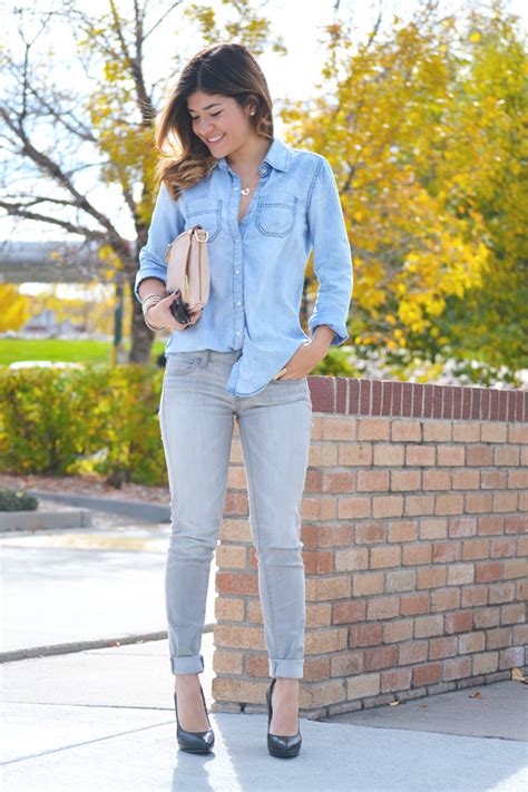 Denim On Denim Ootd Chic Talk Chic Talk