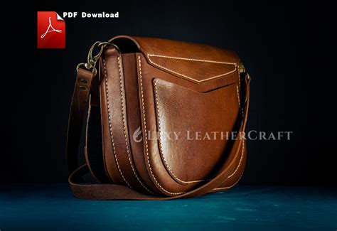 Crossbody Bag Pattern Leather Bag Pattern Leather Template - Etsy