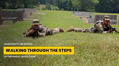 Walking Through The Steps 1st Regiment Basic Camp CST 2023 YouTube