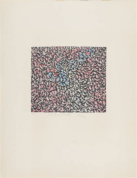 Mark Tobey The Grand Parade Litografia Su Carta Asta Asta