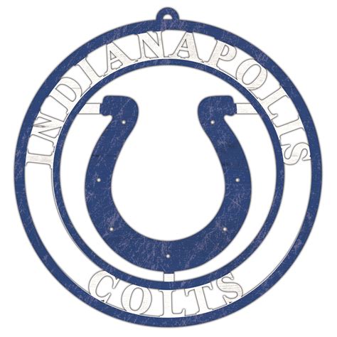 Indianapolis Colts Team Logo Cutout Door Hanger Sports Unlimited