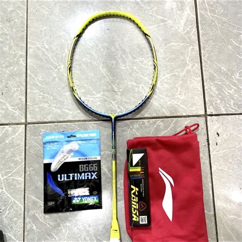 Raket Badminton Lining Aeronaut 9000 Drive 32lbs Lazada Indonesia