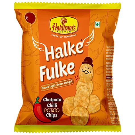 Buy Haldirams Halke Fulke Chatpat Chilli Potato Chips Crunchy Spicy