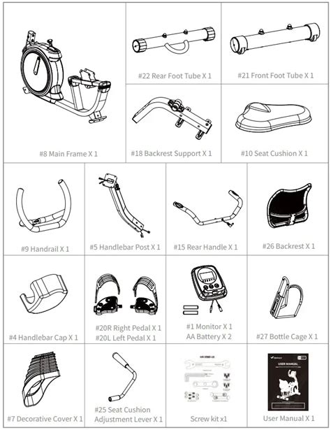 Merach Mr S19 High End Recumbent Exercise Bike User Manual