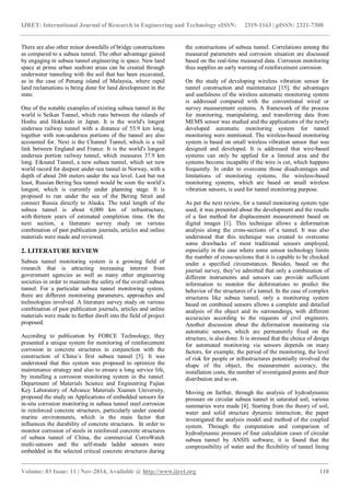 An Overview Of Wireless Based Subsea Tunnel Monitoring System Pdf