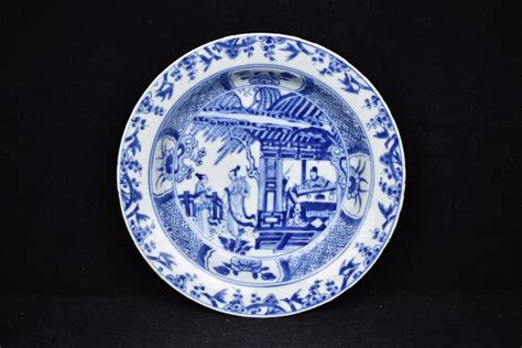 Plato 1 Azul Y Blanco Porcelana China Siglo Catawiki