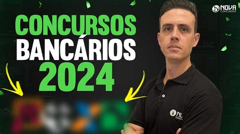 Concursos BANCÁRIOS previstos para 2024 Melhores Oportunidades YouTube