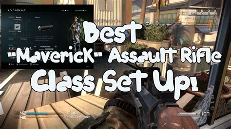 BEST Maverick Assault Rifle Class Set Up Call Of Duty Ghosts