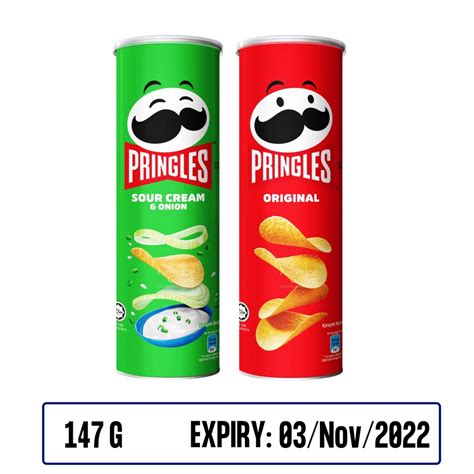 Pringles Potato Chips Sour Cream And Onion Original Shopee Singapore