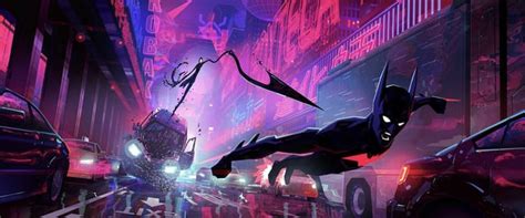 Concept art from a pitched ‘BATMAN BEYOND’ animated film — by director Patrick Harpin and PD ...