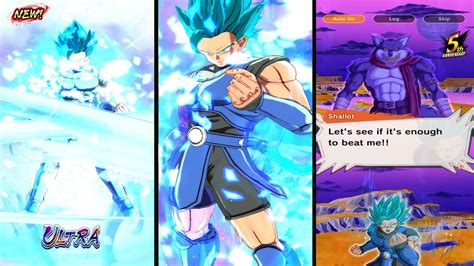 New Super Saiyan Blue Shallot Transformation Cutscene And Gameplay Db