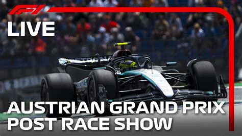 Live Austrian Grand Prix Post Race Show Youtube