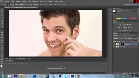 Photoshop Cs6 Cs5 Efeito Limpeza De Pele Youtube