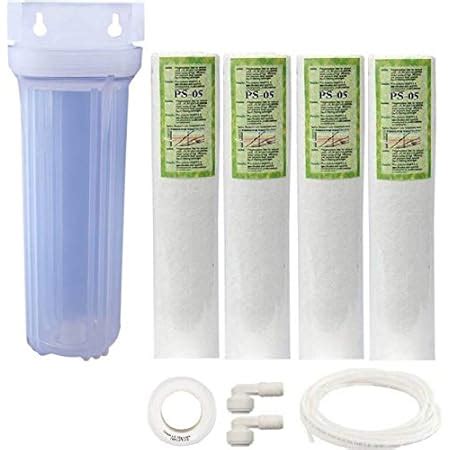 Rrpure Inch Transparent Pre Filter Housing Sediment Dust Filter